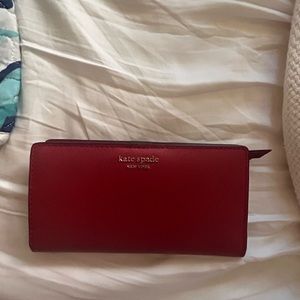 Red Kate Spade wallet